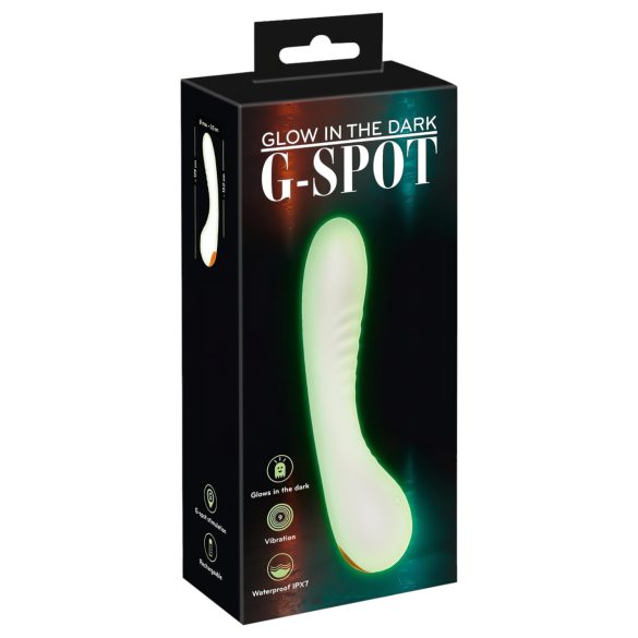 You2Toys - G-punt vibrator - oplichtend in het donker - wit