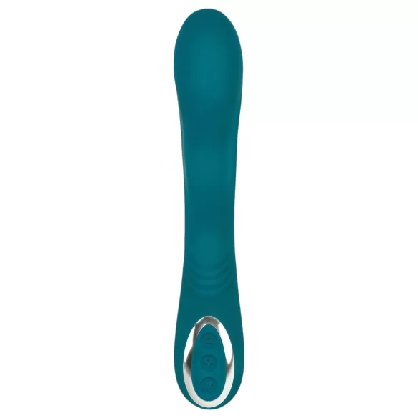 SMILE - G-spot vibrator met rotatie - oplaadbaar, waterdicht - groen