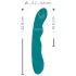 SMILE - G-spot vibrator met rotatie - oplaadbaar, waterdicht - groen