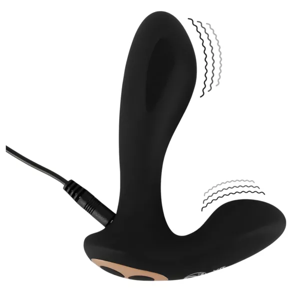 XOUXOU - draagbare elektro G- en P-punt vibrator - zwart