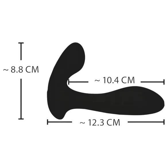 XOUXOU - draagbare elektro G- en P-punt vibrator - zwart