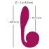 You2Toys Rosenrot - oplaadbare G-spot vibrator - waterdicht - rood