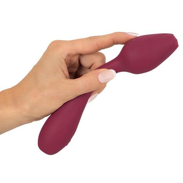 You2Toys Rosenrot - flexibele G-spot vibrator (rood)