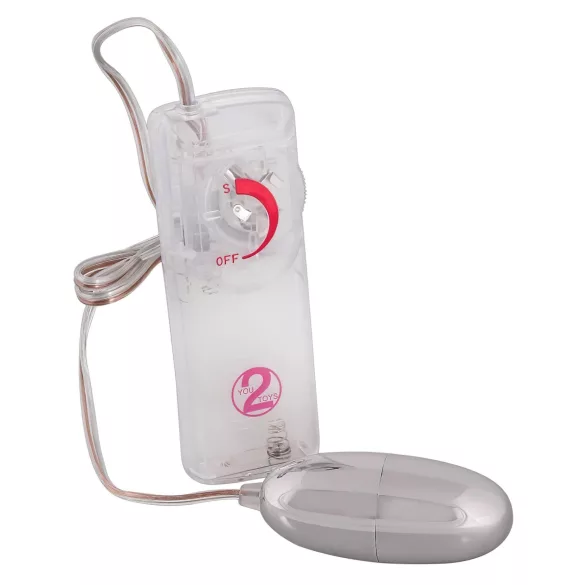You2Toys - Vibratie-ei - Silver Star - zilver
