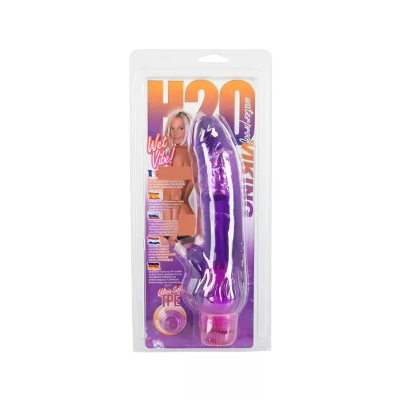 H2O Viking - vibrator - waterdicht - siliconen lila