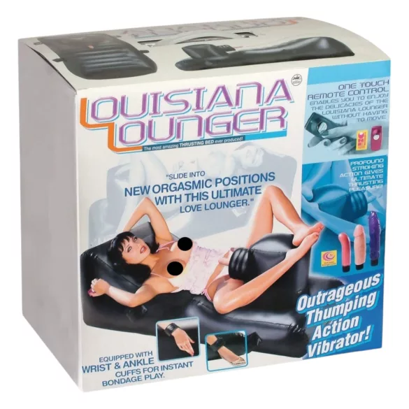 NMC - Louisiana Lounger - seksmachine met ingebouwde vibrator (zwart)