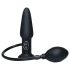 You2Toys True Black - opblaasbare anale vibrator - zwart