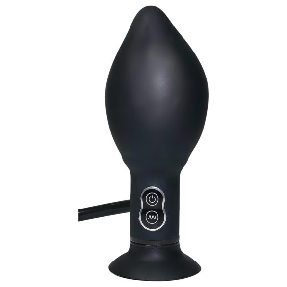 You2Toys True Black - opblaasbare anale vibrator - zwart