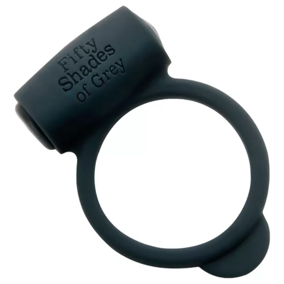 Fifty Shades of Grey - vibrerende penisring - siliconen - zwart