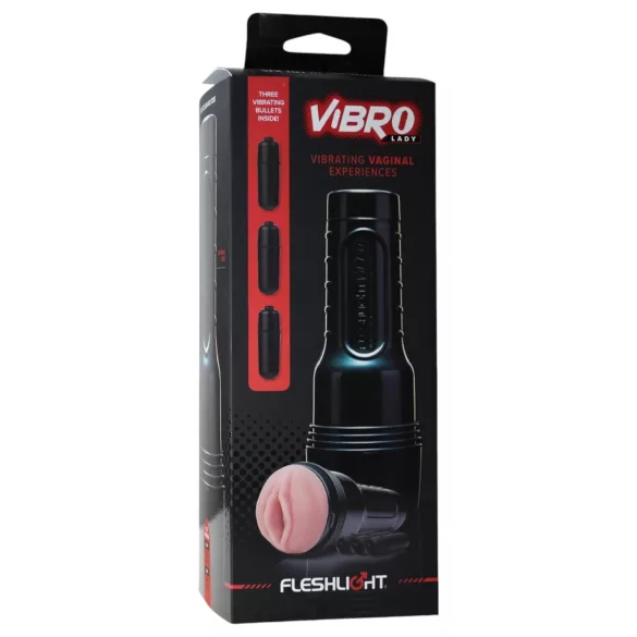 Fleshlight - Kunstvagina met vibratie - Realistisch - Roze