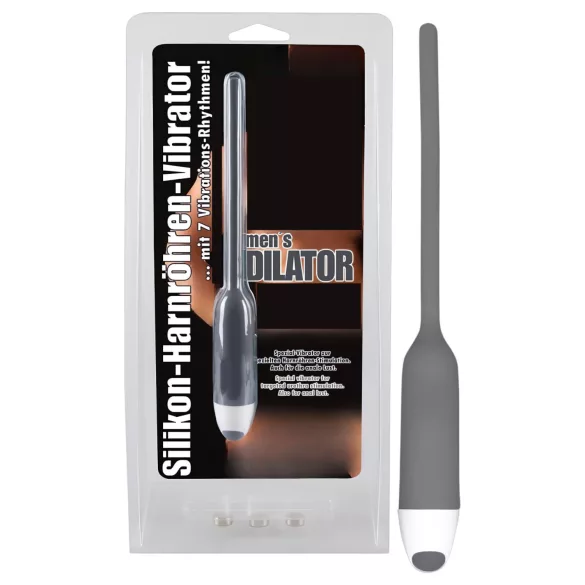 You2Toys - dilator - siliconen vibrator dilator - grijs 6mm