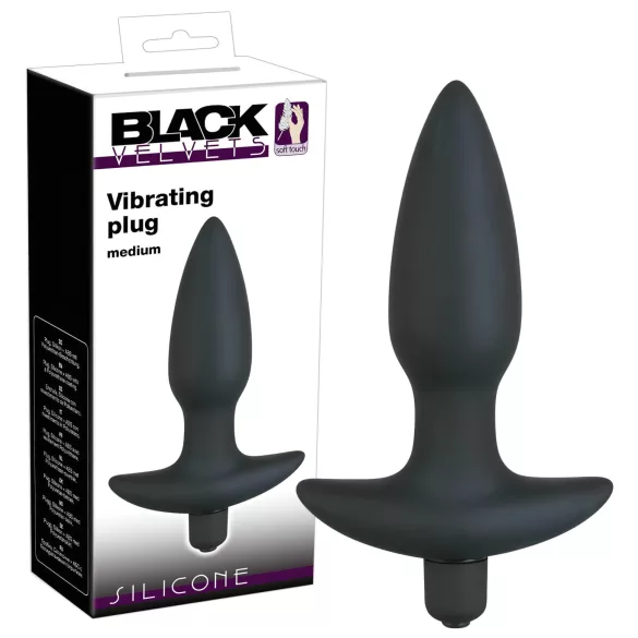 Black Velvets - vibrerende buttplug - medium