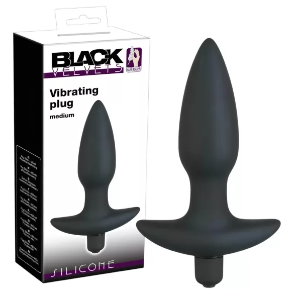 Black Velvets - vibrerende buttplug - medium