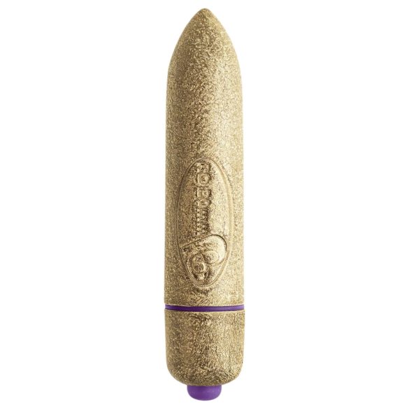 RO-80mm - mini lipstick vibrator - 7 standen - goud