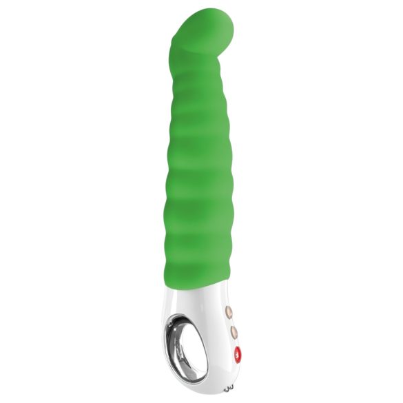 Fun Factory G5 - Oplaadbaar, waterdicht G-spot vibrator met ribbels (groen)