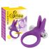 SMILE Rabbit - vibrerende penismassage ring (lila)