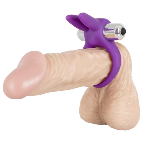 SMILE Rabbit - vibrerende penismassage ring (lila)