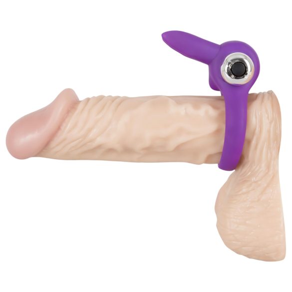 SMILE Rabbit - vibrerende penismassage ring (lila)