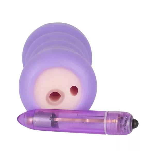 You2Toys - masturbator - vibrerend kunstvagina - naturel paars