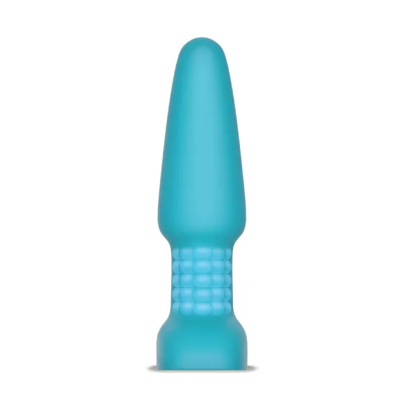 b-Vibe - anale vibrator met roterende kralen - oplaadbaar - turquoise