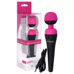 PalmPower Wand - oplaadbare massage vibrator - roze/zwart