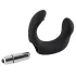 Rebel - prostaat vibrator gebogen - siliconen - zwart