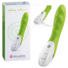 mystim - vibrator met 2 motoren - siliconen - groen