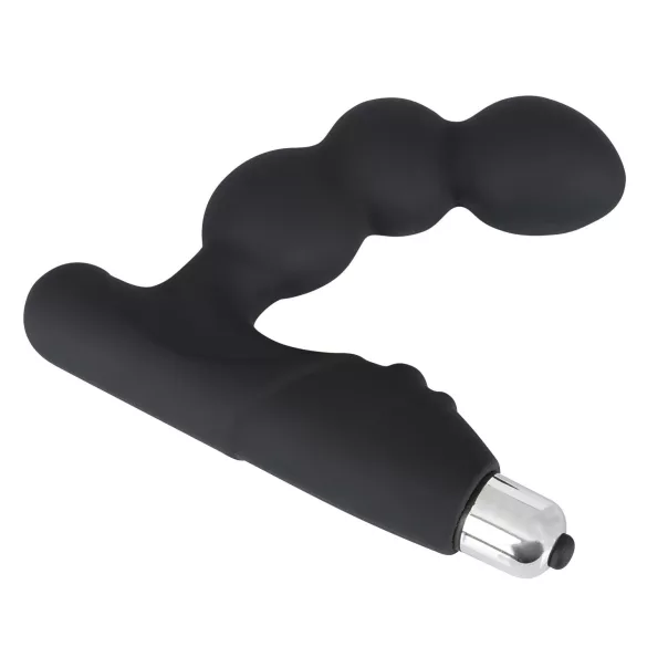 Rebel - prostaat vibrator met balletjes - zwart