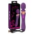 Javida Double - vibrator massager - dubbel stimulatie - siliconen paars
