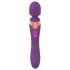 Javida Double - vibrator massager - dubbel stimulatie - siliconen paars