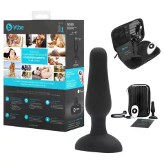   b-Vibe Novice - anaal vibrator voor beginners - siliconen - zwart