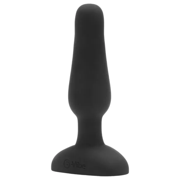 b-Vibe Novice - anaal vibrator voor beginners - siliconen - zwart