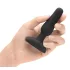 b-Vibe Novice - anaal vibrator voor beginners - siliconen - zwart