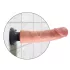 King Cock - vibrerende dildo met zuignap - 23 cm - huidskleur