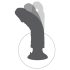 King Cock 7 zuignap vibrator (18 cm) - natuurlijk