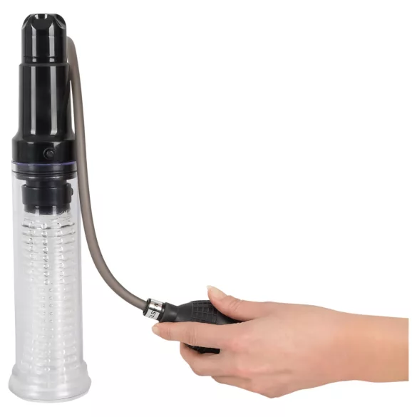 You2Toys - penis pomp en masturbator 2-in-1 - transparant