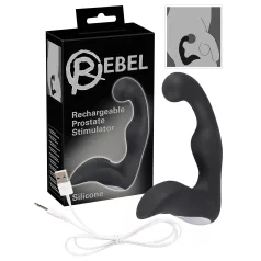 Rebel - prostaat vibrator - oplaadbaar - siliconen - zwart