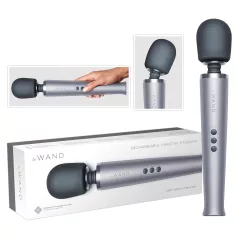 le Wand - luxe oplaadbare wand vibrator - zilver