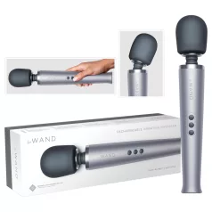 le Wand - luxe oplaadbare wand vibrator - zilver