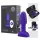 b-Vibe Rimming - roterende anale parels vibrator (paars)
