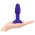 b-Vibe Rimming - roterende anale parels vibrator (paars)