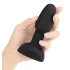 b-Vibe Rimming - anale vibrator met roterende kralen - zwart
