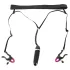 Bad Kitty - Vibrerende tepelklem en slip - zwart - S-L