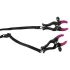 Bad Kitty - Vibrerende tepelklem en slip - zwart - S-L
