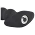 Black Velvets - oplaadbare anaal vibrator met 5 kralen - zwart