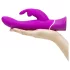 Happyrabbit Curve - rabbit vibrator - waterdicht - siliconen - paars