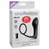 Analfantasy - anale vinger vibrator met penisring - zwart