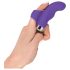 SMILE Finger - golvende silicone vinger vibrator (paars)