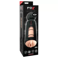   PDX Elite Mega Milker - vibrerende, penis-melkende kunstvagina (zwart)