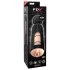 PDX Elite Mega Milker - vibrerende, penis-melkende kunstvagina (zwart)